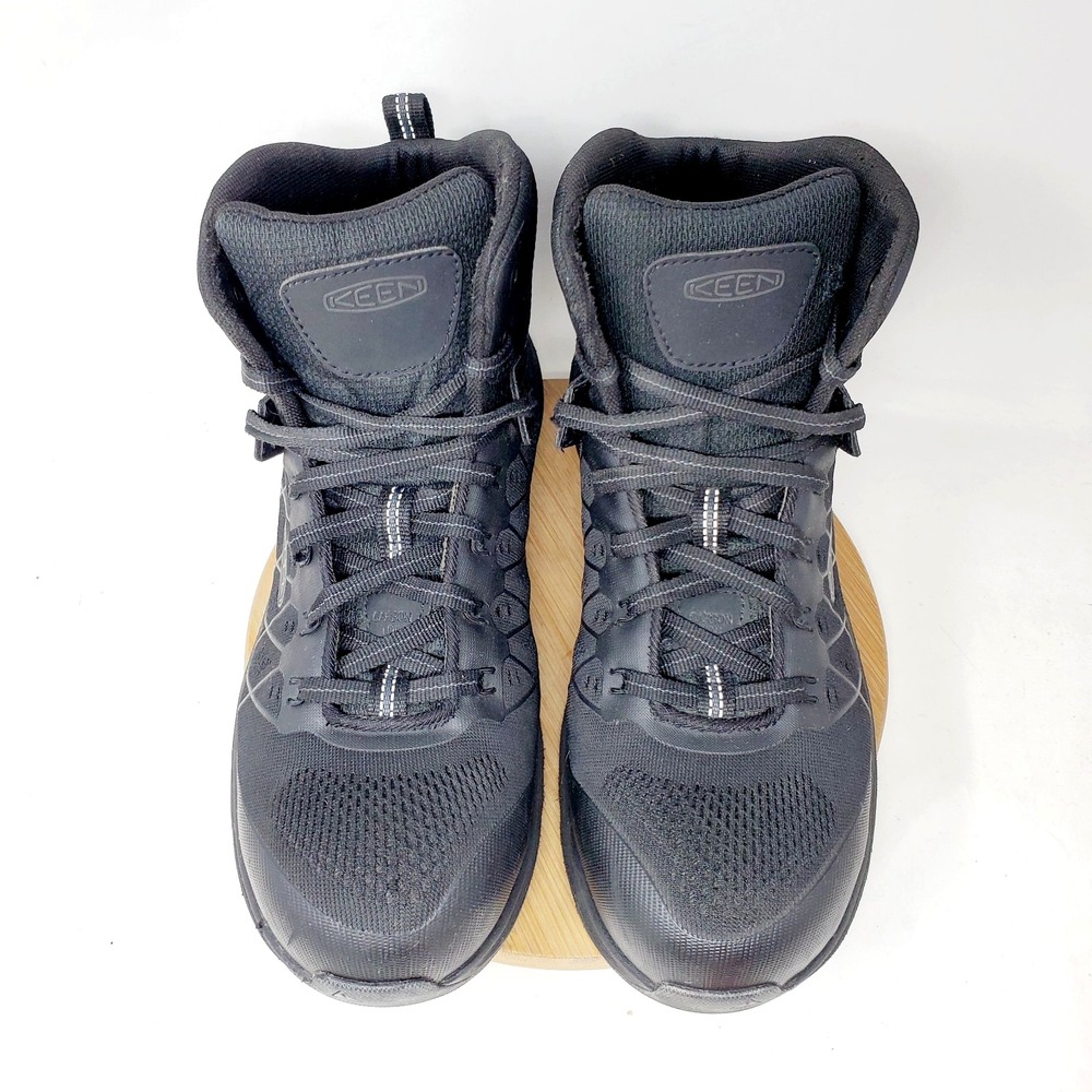 KEEN Vista Energy Mid Boots Mens 10 EE WIDE Black Carbon Safety Toe Work Shoe EH - Picture 4 of 14